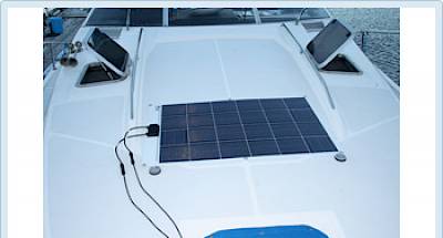 Using My Windlass Cables to Run Portable Solar Panels